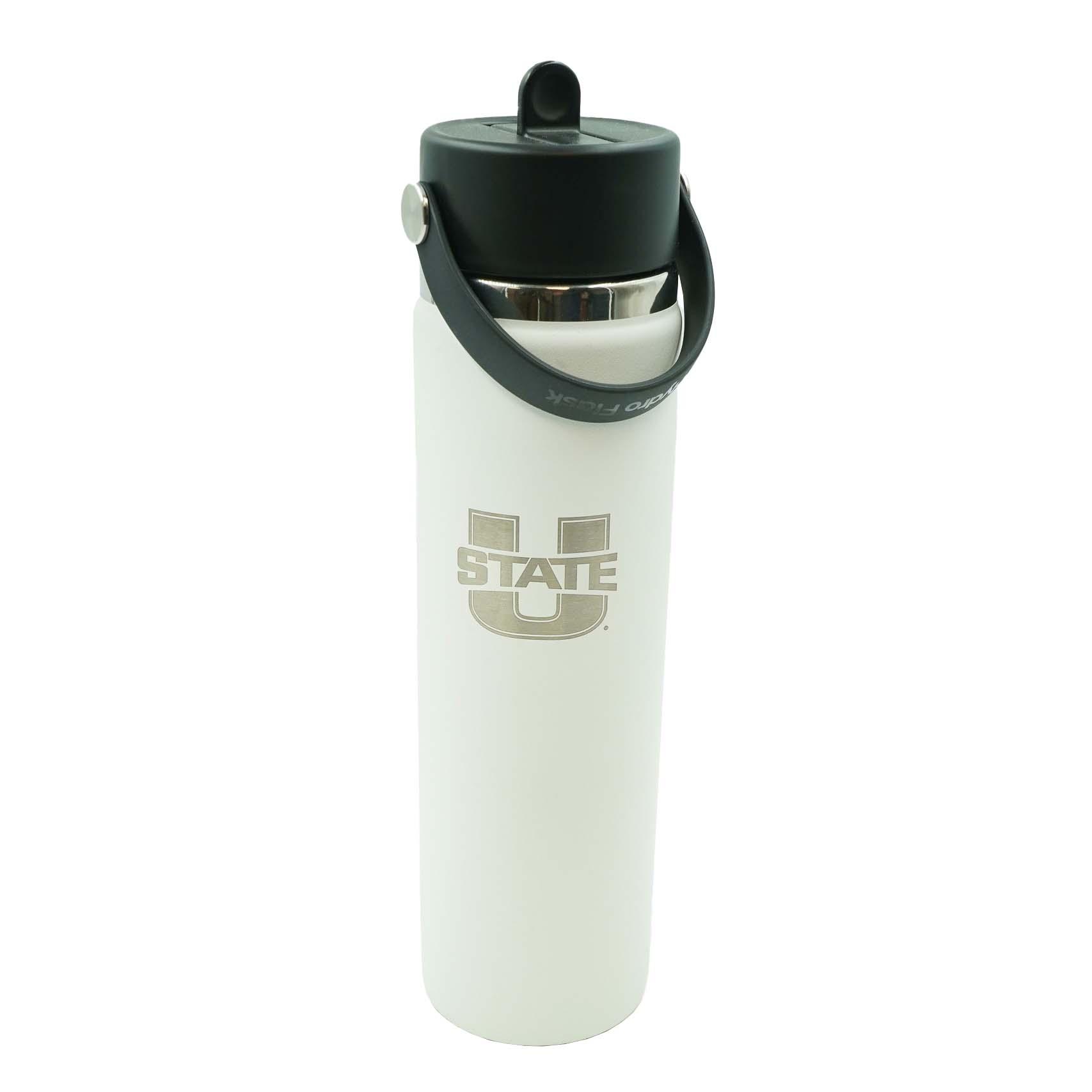 U-State Wide Mouth Straw Lid Hydro Flask - 24 Oz. | USU Campus Store