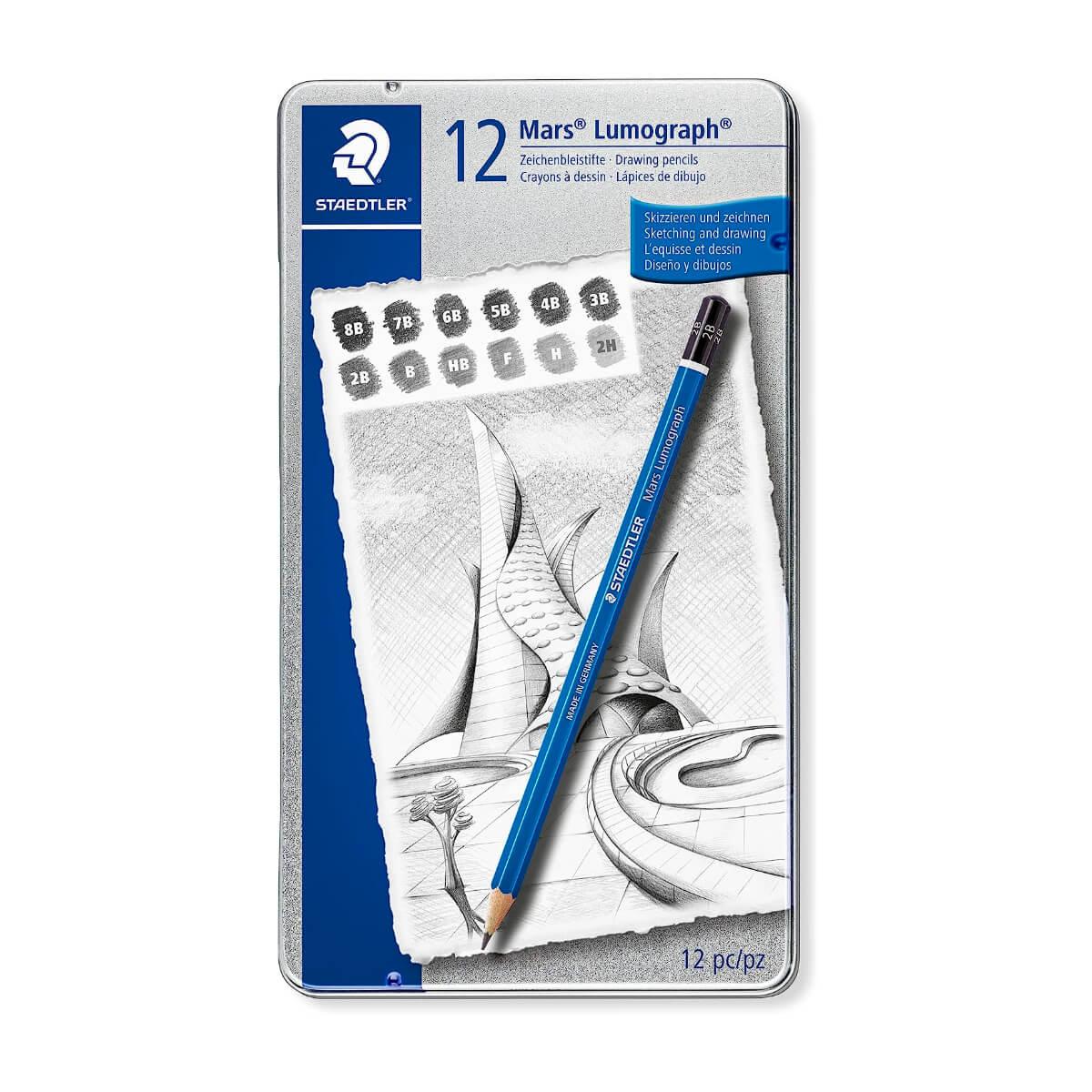 PENCIL SET LUMOGRAPH MARS 12 PK 1149837
