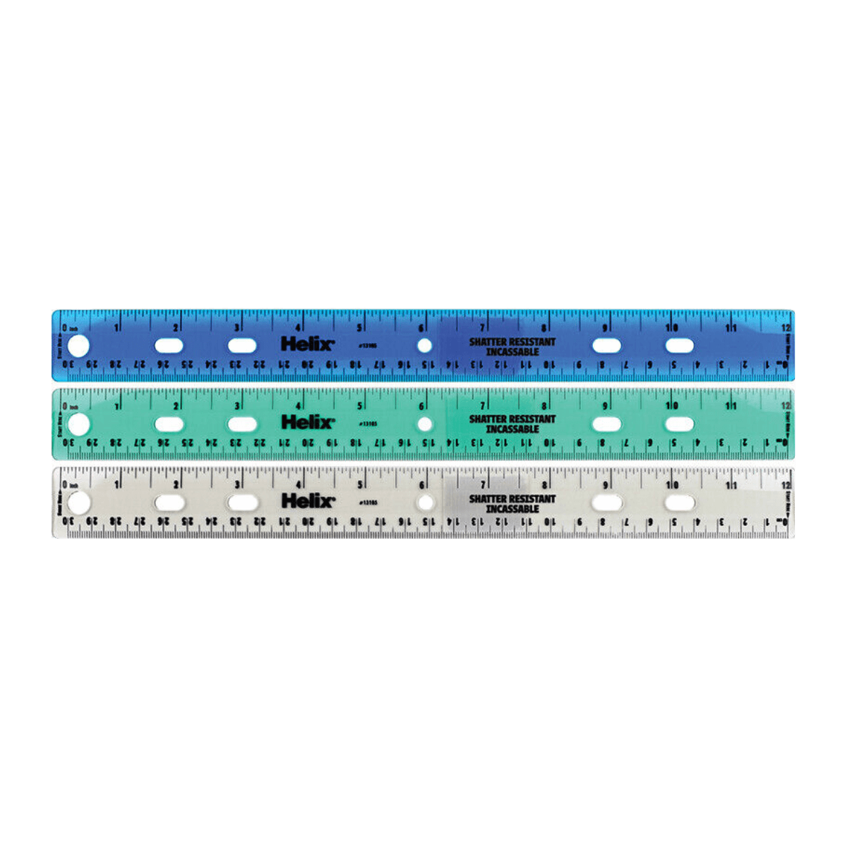 12 Inch Plastic Ruler | USU Campus Store